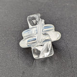 Greek Glass Slitted Spinner Cap-Avernic Smoke Shop