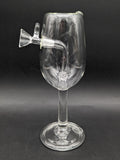 Greek Glass Wine Glass Bubbler-Avernic Smoke Shop