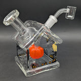 Halloween House Glass Dab Rig | 4.5"
