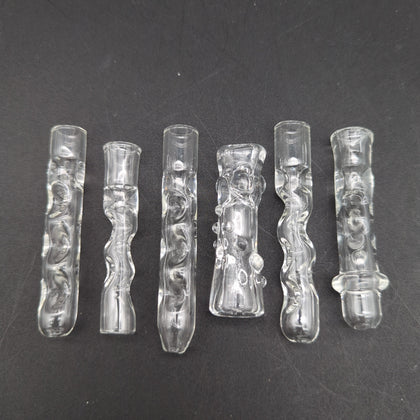 Handmade Clear Glass One Hitter Pipes - LLG