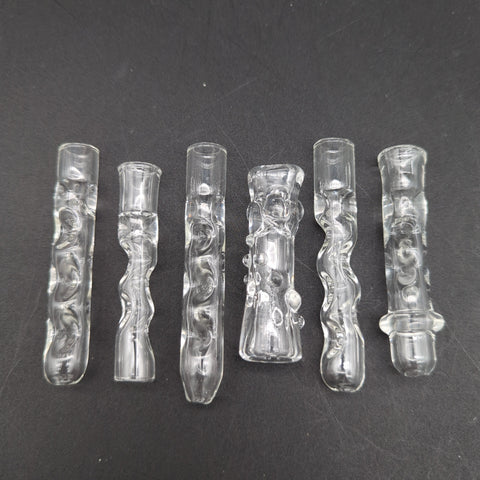 Handmade Clear Glass One Hitter Pipes - LLG