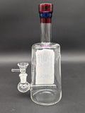 Hard Liquor Glass Water Pipe | 8.75" | 14mm F-Avernic Smoke Shop