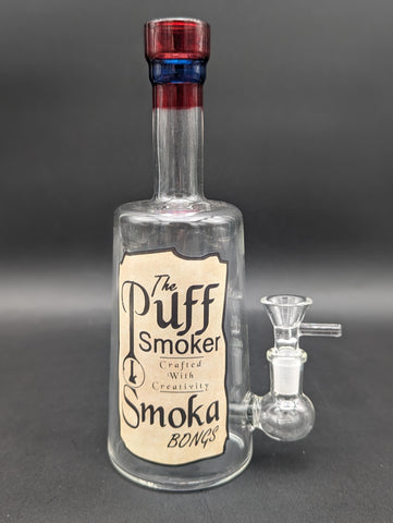 Hard Liquor Glass Water Pipe | 8.75" | 14mm F-Avernic Smoke Shop