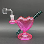 Heart Shaped Dab Rig w/ Banger