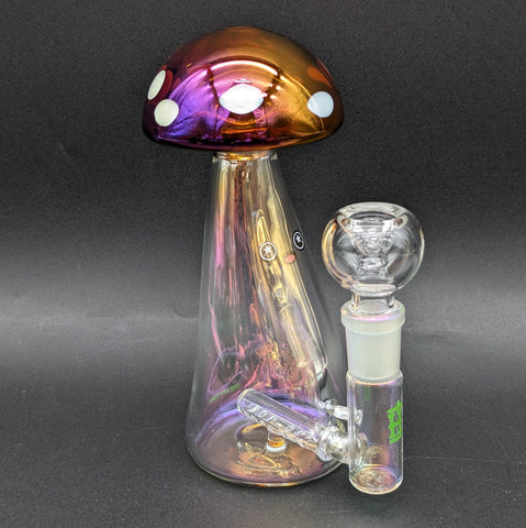 Hemper Trippy Shroom Glass Water Pipe | 5.75"