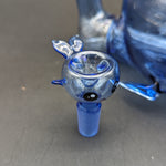 Hemper XL Blue Whale Glass Water Pipe