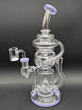 Hittin Glass 11" Swiss Cup Recycler Dab Rig-Avernic Smoke Shop