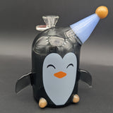 Hittn Glass 5" Party Penguin Water Pipe-Avernic Smoke Shop