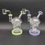 Hittn Glass 6" Fab Egg Dab Rig-Avernic Smoke Shop