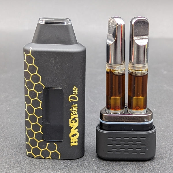automatic vape battery HoneyStick Duo Auto-Draw Dual Cartridge 510 Vape Battery