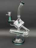 Inception Cube Water Pipe - 10.5" | 14mm-Avernic Smoke Shop