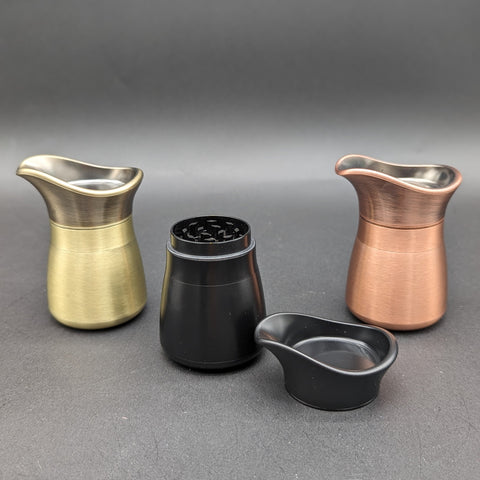 Kettle Shaped 4 Piece Herb Grinder