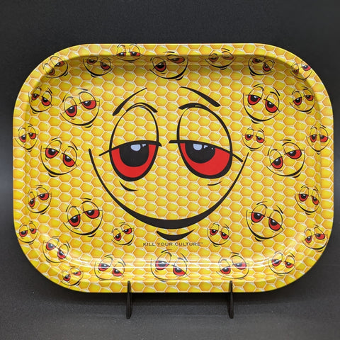 Kill Your Culture 420 Smiley Rolling Tray | 7"x5.5"