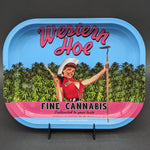 Kill Your Culture Metal Rolling Tray | Western Hoe | 7"x5.5"-Avernic Smoke Shop