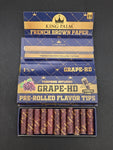 King Palm French Brown Papers 1 1/4 - Grape