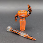 LLG x Drewp Glass "The Watcher" 18mm Slide and Poker