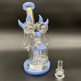 Lookah 8" Mini Recycler Double Inline Percolator Bird