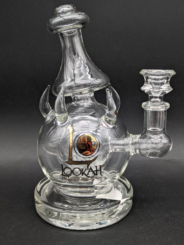 Lookah Glass Dyno Egg Water Pipe | Clear | 7"