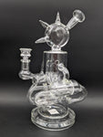 Lookah Glass Robot Chicken Recycler Water Pipe | 12"