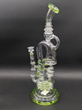 Lookah Glass Spiral Recycler Water Pipe | 14.75"