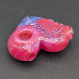 Lyric Glass - Heart Pipe w/ Cherry Blossoms