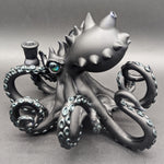 Mako Glass 10mm Opal Eyes Octopus Sculpture Dab Rig