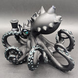 Mako Glass 10mm Opal Eyes Octopus Sculpture Dab Rig