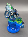 Mako Glass 4.5" Octopus Dab Rig-Avernic Smoke Shop
