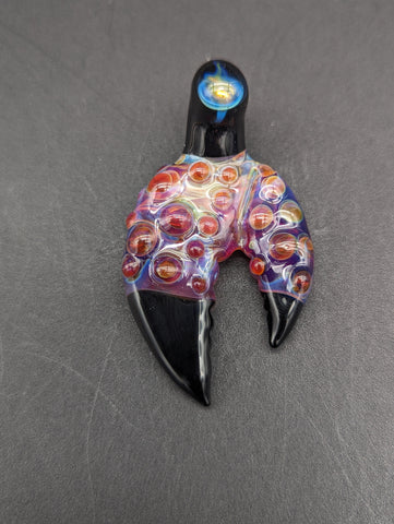 Mako Glass Crab Claw Pendant