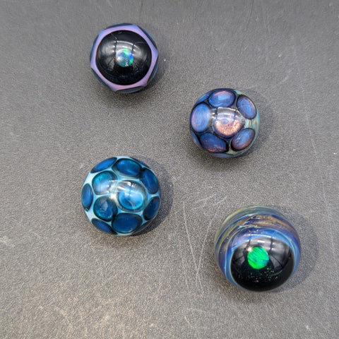 Mako Glass Dot Stack Slurper Marble w/ Opal-Avernic Smoke Shop