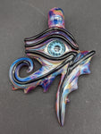 Mako Glass Eye of Ra Pendant