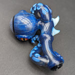 Mako Glass Sea Serpent Hand Pipe