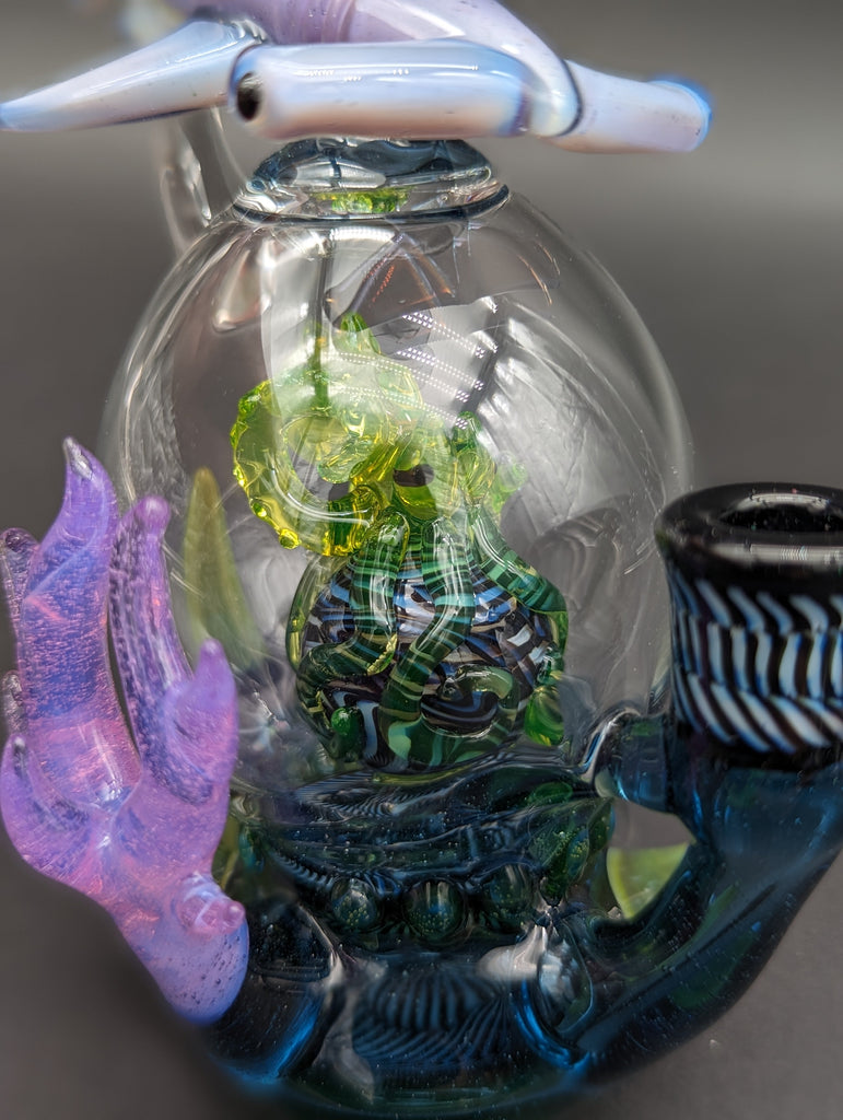 Uv Dab Rigs Mako Glass UV Hammerhead Octopus Dab Rig – Avernic Smoke Shop