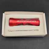 Metal + Glass Chillum Pipe-Avernic Smoke Shop