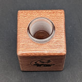 Midnight Glass - 1 Piece Wooden 18mm Slide Holders-Avernic Smoke Shop