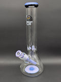 Midnight Glass 14" 9mm Beaker Bong-Avernic Smoke Shop