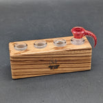 Midnight Glass - 4 Piece Wooden Slide Holders-Avernic Smoke Shop