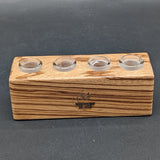 Midnight Glass - 4 Piece Wooden Slide Holders-Avernic Smoke Shop