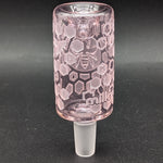 Milkyway Glass Bee Hive Pink Long Bowl-Avernic Smoke Shop