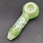 Milkyway Glass "Cadet Toni" 4.5" Pipe - Slime