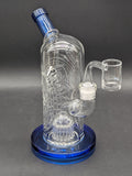 Milkyway Glass Chakra Level 1 8″ Bubbler-Avernic Smoke Shop