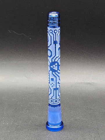 Milkyway Glass "Circuit Board" Downstem