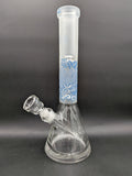 Milkyway Glass "Lotus X" 14" Beaker Bong-Avernic Smoke Shop