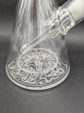 Milkyway Glass "Mushroom Town" 14″ Collins Perc Beaker Bong-Avernic Smoke Shop