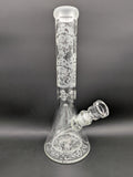 Milkyway Glass "Mushroom Town" 14″ Collins Perc Beaker Bong-Avernic Smoke Shop
