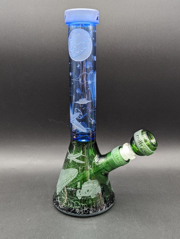 Milkyway Glass Roswell 1947 11" Beaker