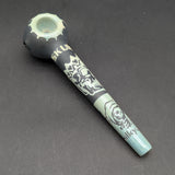 Milkyway Glass Skull Emperor 6.5” Handpipe-Avernic Smoke Shop
