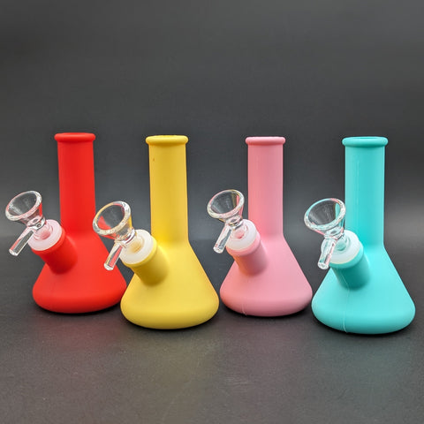 Mini Classic Silicone Beaker Bong