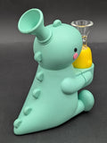 Mini Dino and Chick Silicone Bubbler