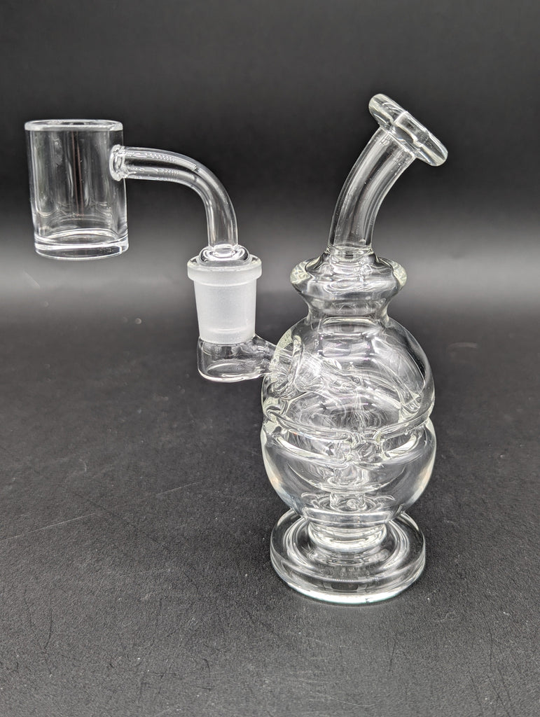 Mini Fab Egg Dab Rig w/ Showerhead 5.5